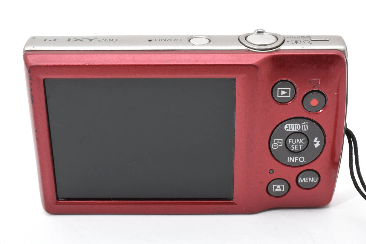 キャノン　Canon IXY 200 PC2333 レッド 《動作確認済・新品バッテリー付》＃216-A0310_画像6