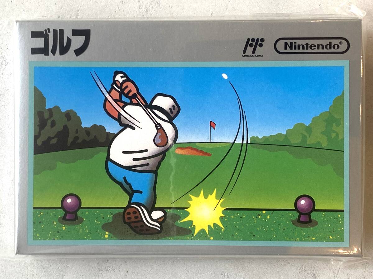 ■未開封新品 ファミコン ゴルフ 銀箱 任天堂 FC■　任天堂　Nintendo　カプコン　CAPCOM　ナムコ　NAMCOT_画像1
