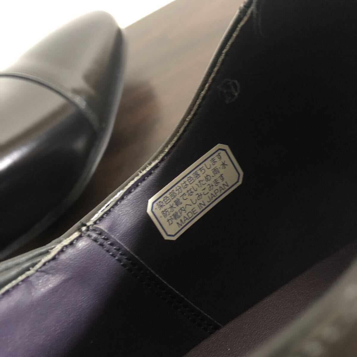 【未使用】リーガル 　メンズ25㎝　31TR　内羽根式ストレートチップ　ブラック　冠婚葬祭　ビジネス　【REGAL】_画像8