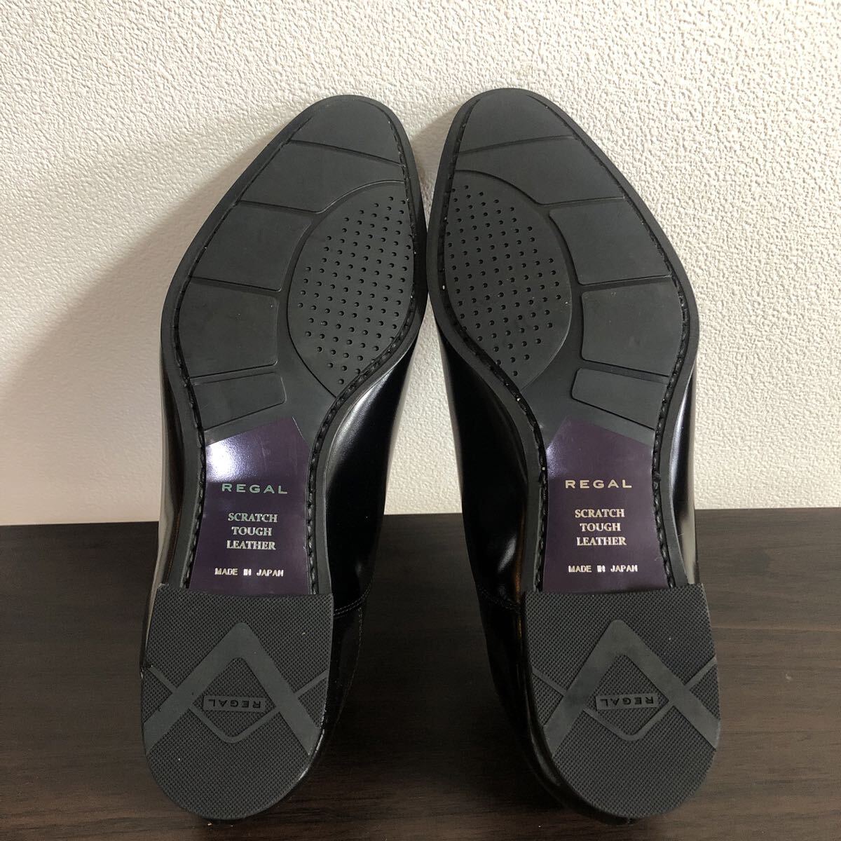 【未使用】リーガル 　メンズ25㎝　31TR　内羽根式ストレートチップ　ブラック　冠婚葬祭　ビジネス　【REGAL】_画像9