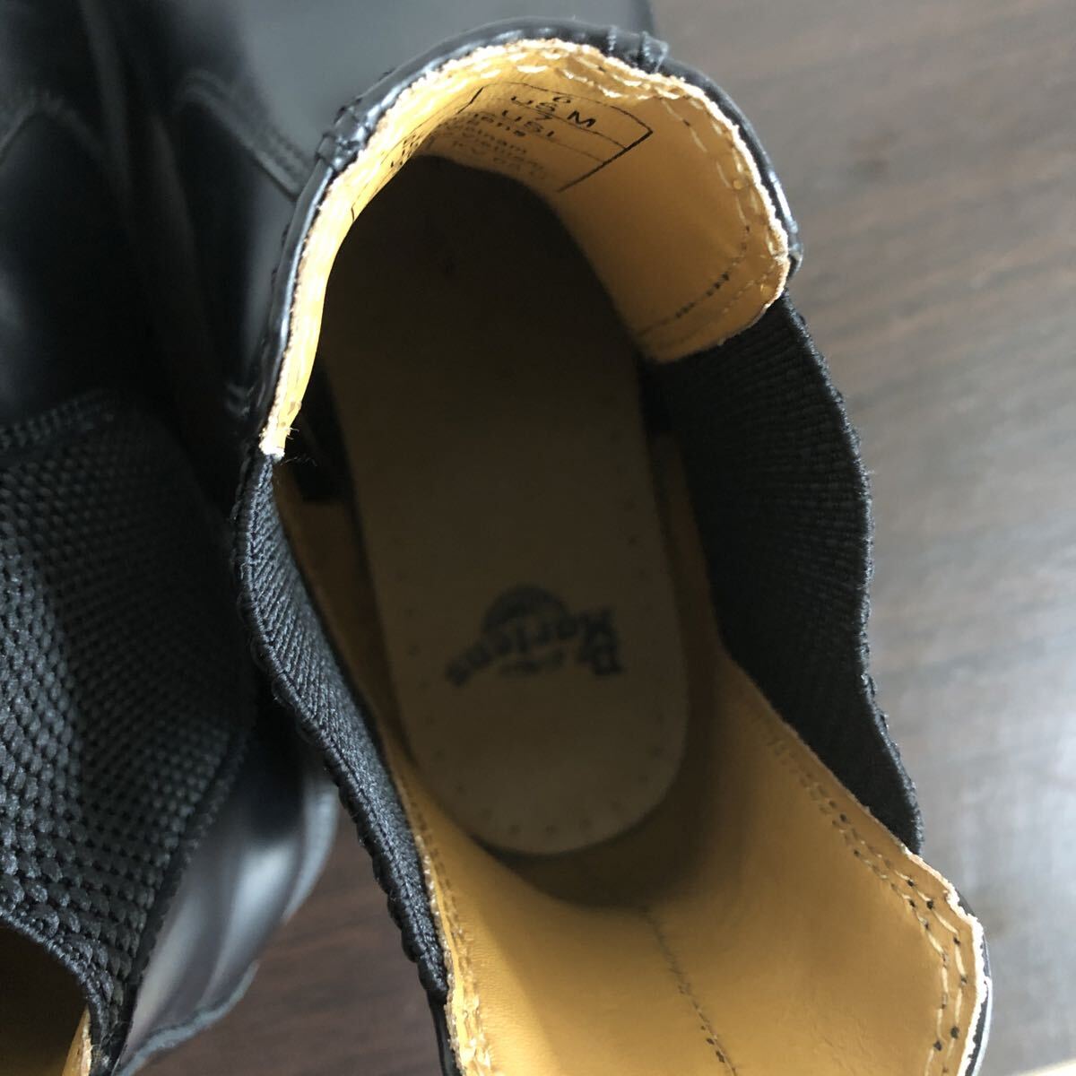 【返品OK】ドクターマーチン UK5 US6 約24㎝  2976 チェルシー サイドコアブーツ  MONO ブラック 【Dr.Martens】_画像8
