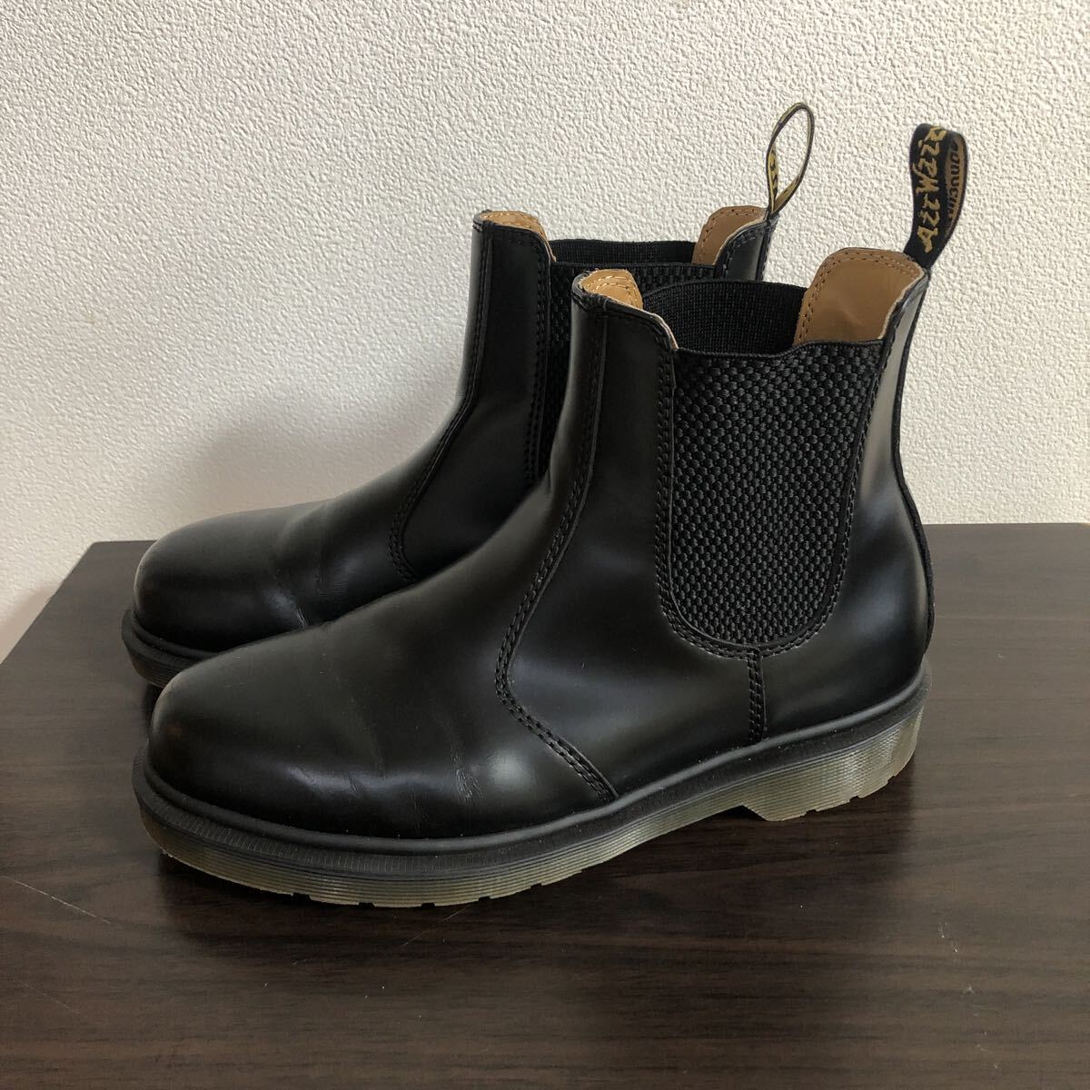 【返品OK】ドクターマーチン UK5 US6 約24㎝  2976 チェルシー サイドコアブーツ  MONO ブラック 【Dr.Martens】_画像2