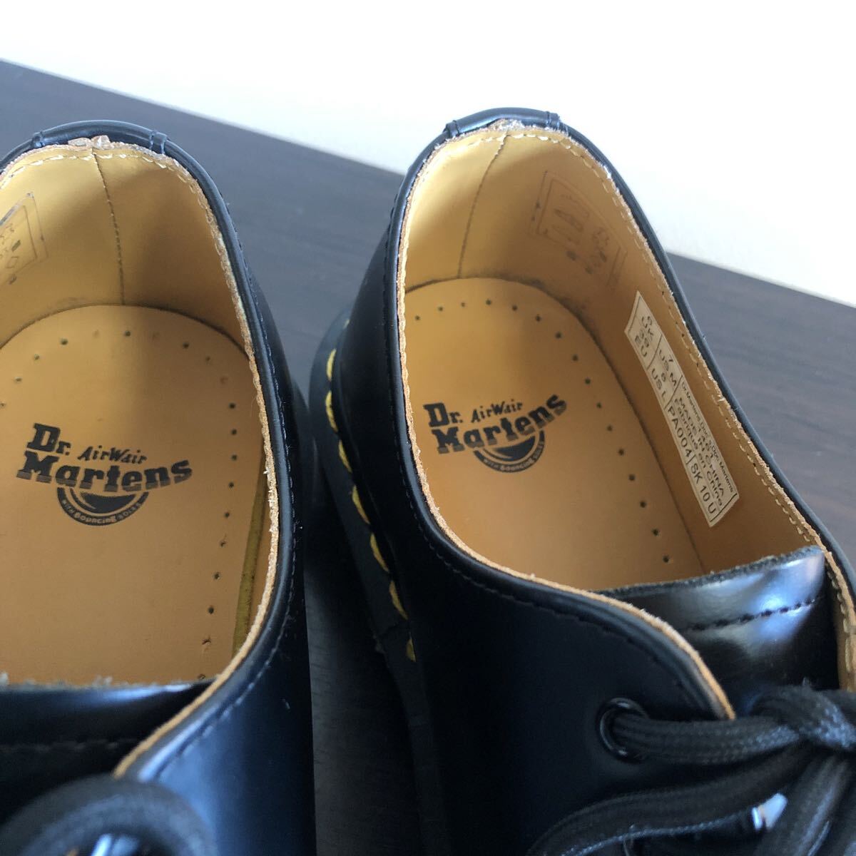 【使用少☆美品】ドクターマーチン　UK6　US7　約24.5㎝　 1461　3ホール　ブラック　【Dr.Martens】_画像9