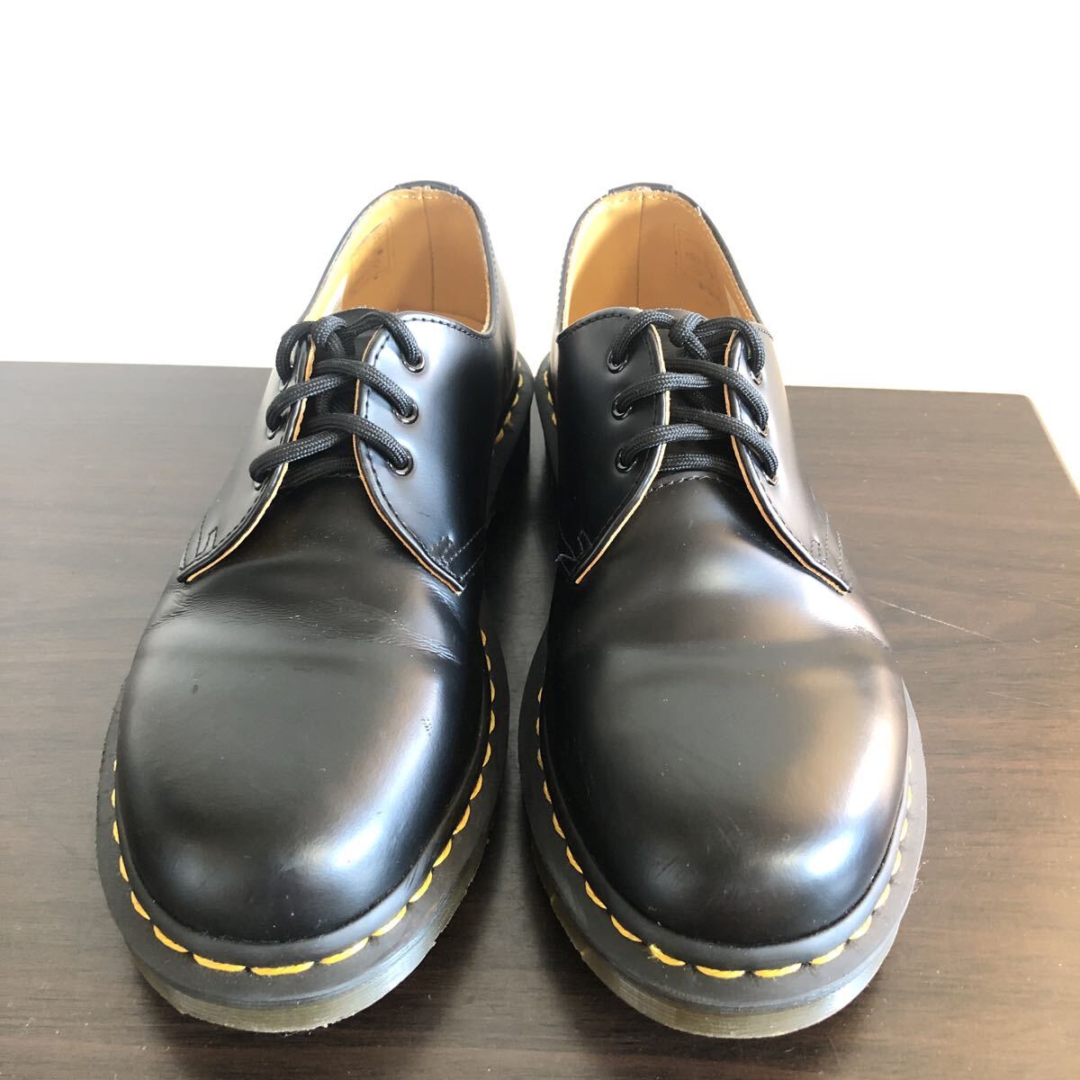 【使用少☆美品】ドクターマーチン　UK6　US7　約24.5㎝　 1461　3ホール　ブラック　【Dr.Martens】_画像1