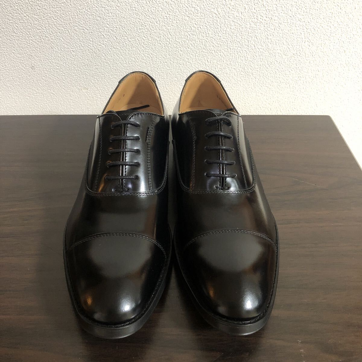【未使用】リーガル 　メンズ24㎝　811R　内羽根式ストレートチップ　ブラック　定番　冠婚葬祭　ビジネス　【REGAL】_画像1