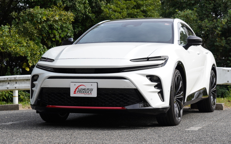 クラウンスポーツ フロントリップ ガーニッシュ 1P パールレッド 外装 カスタム パーツ オプション 装飾 アクセサリー カー用品 社外品_画像10