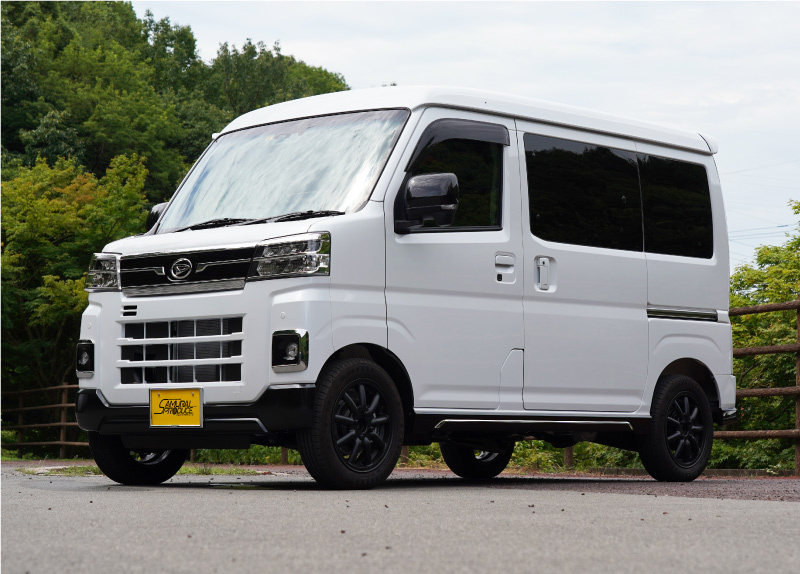 アトレー S700V S710V サイドモール ガーニッシュ 4P 鏡面仕上げ 外装 カスタム パーツ アクセサリー_画像9