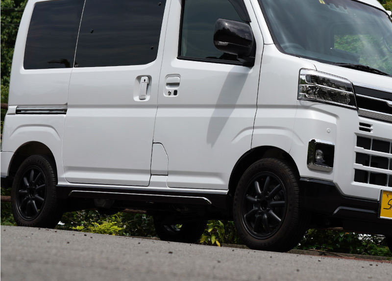 アトレー S700V S710V サイドモール ガーニッシュ 4P 鏡面仕上げ 外装 カスタム パーツ アクセサリー_画像10