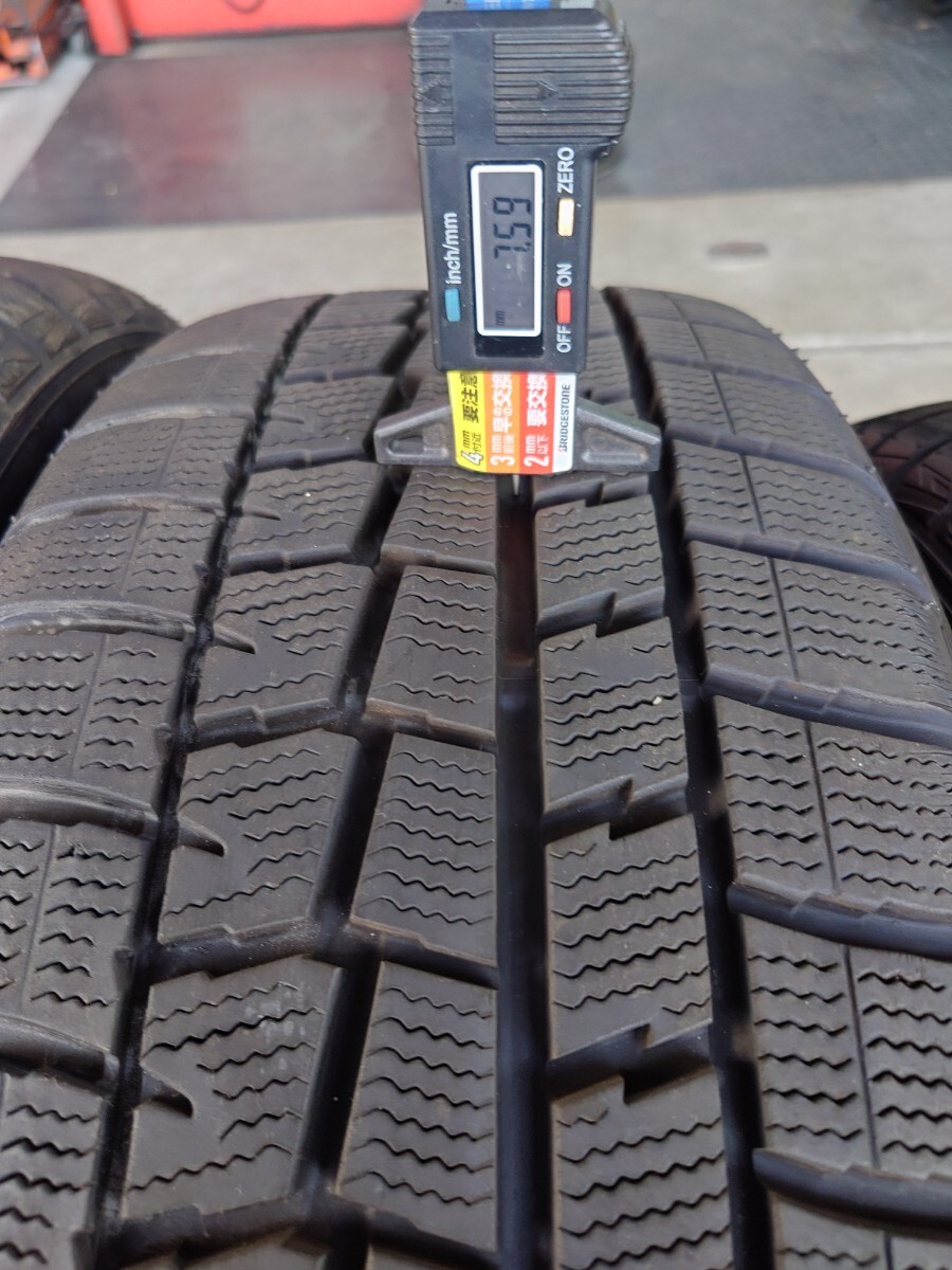 DUNLOP ダンロップスタッドレス　WINTER MAXX DSST WM01 225/55RF17　中古4本！ (2020年製) ※ランフラット・タイヤです。_画像4