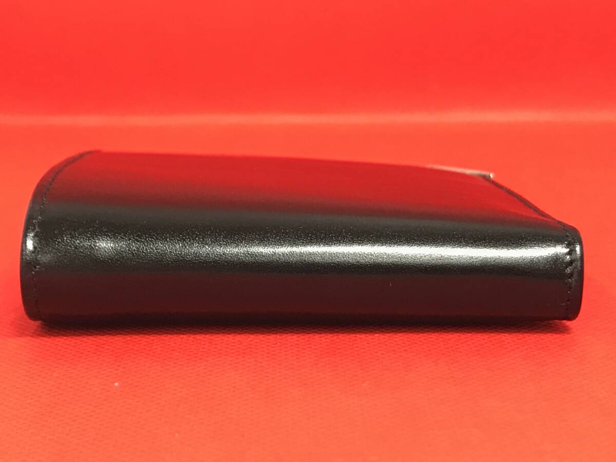 【美品・未使用品】PRADA プラダ M738 VITELLO BOX ヴィッテロ NERO 二つ折り財布 レザー 財布 メンズ ファッション 服飾小物 コレクターの画像6