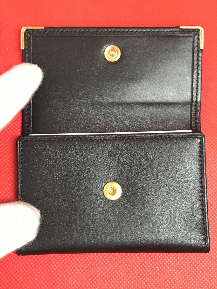 【美品・未使用品】dunhill ダンヒル 6連 キーケース レザー ブラック系 鍵入れ 革 メンズ ファッション 服飾小物 趣味 コレクターの画像7