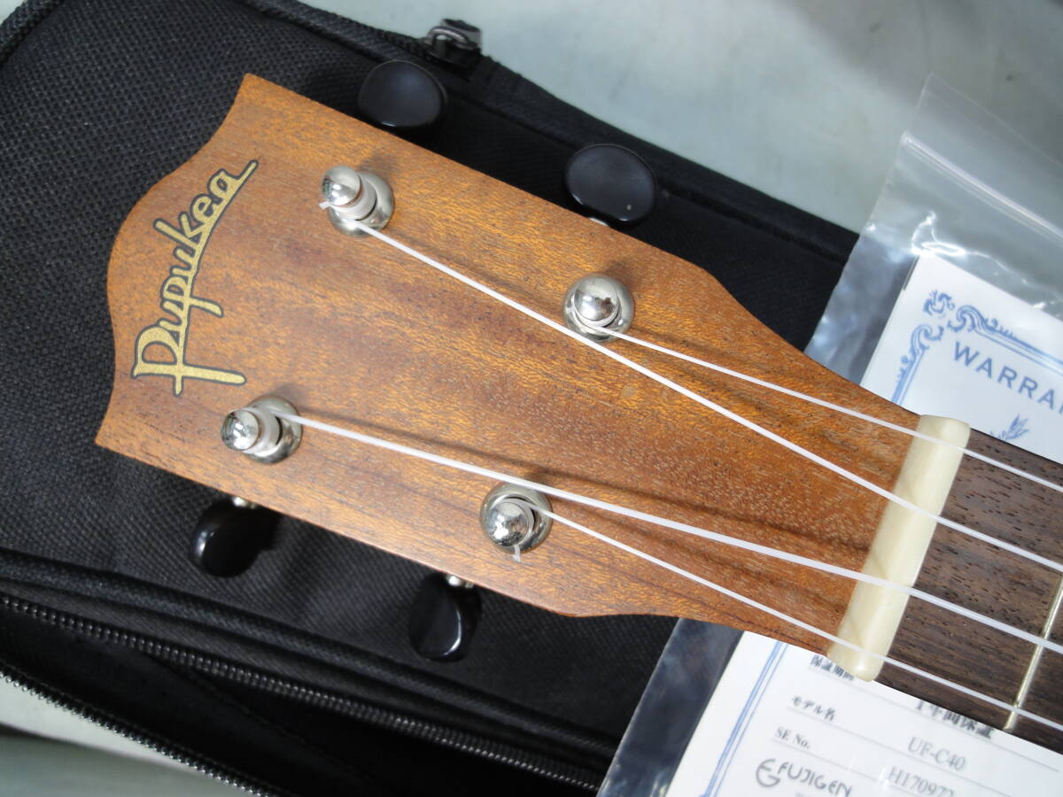 ■pupukea/Fujigen■ププケア/フジゲン■ウクレレ/日本製■UF-C40/NAT■中古/美品■ ★即決★_画像2