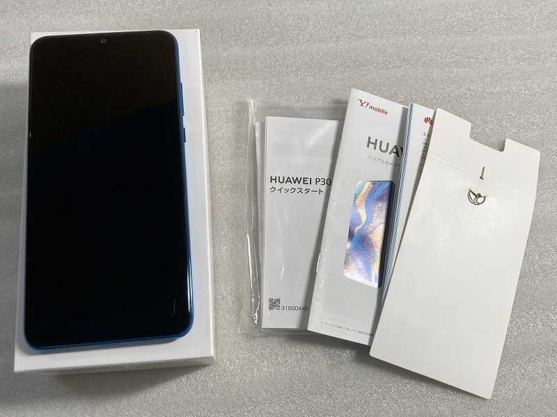 ■HUAWEI/Y!Mobile■スマートフォン/ファーウェイ■HUAWEI P30 lite 64GB [MAR-LX2J]■中古■ ★即決★_画像1