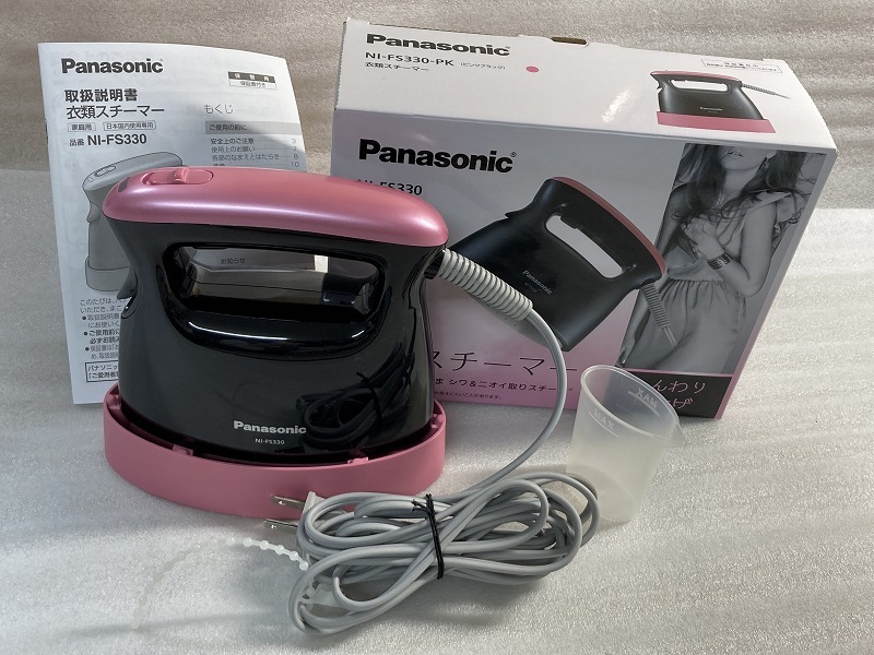 ■Panasonic/パナソニック■スチームアイロン/衣類スチーマー■NI-FS330-PK■中古/現状品■ ★即決★_画像1