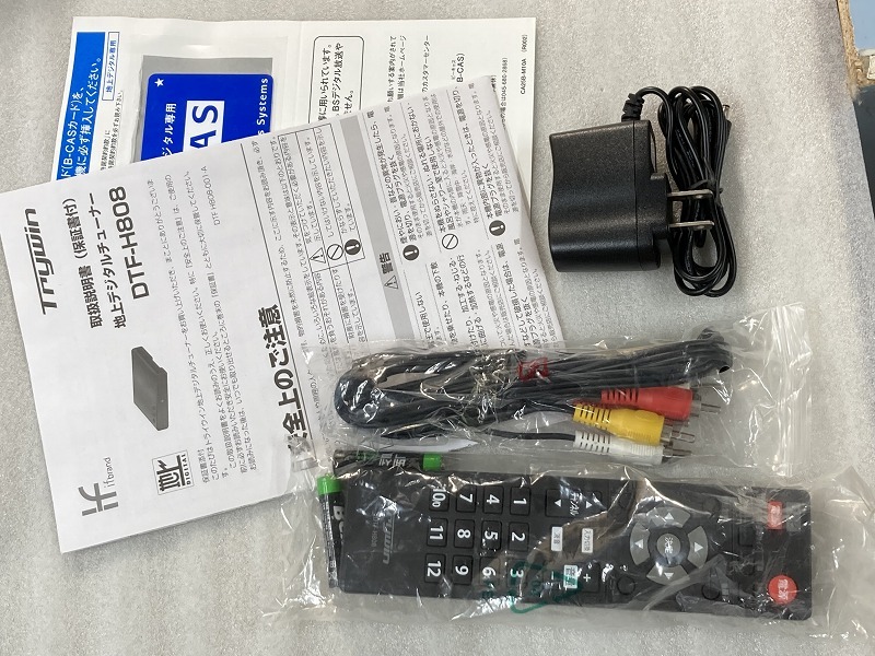 ■TRYWIN/トライウィン■RCA出力/家庭用地デジチューナー■DTF-H808■中古■ ★即決★_画像2
