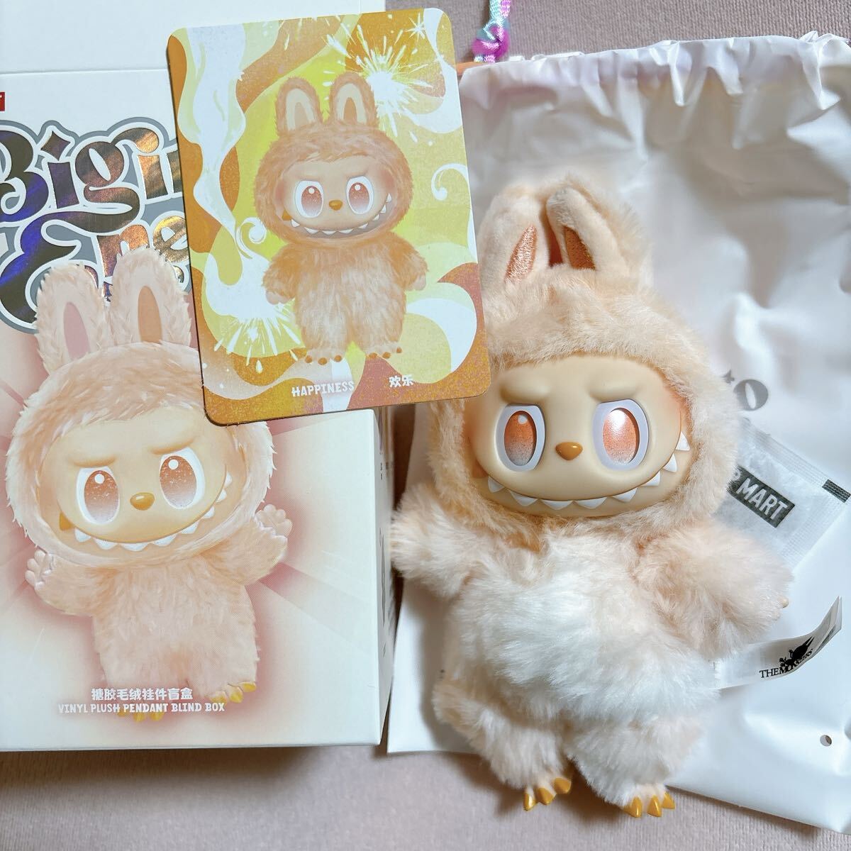 ラブブ Big into Energy エナジー HAPPINESS LABUBU らぶぶ THE MONSTERS ポップマート POPMART ぬいぐるみ ペンダント 正規(guī)品 