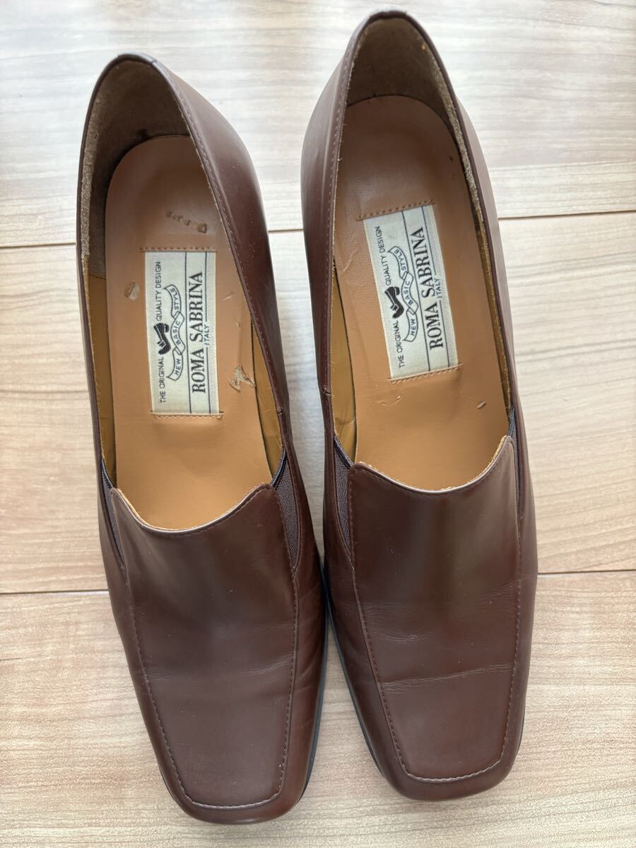 ローマサブリナ　パンフス　ブラウン　36_画像4