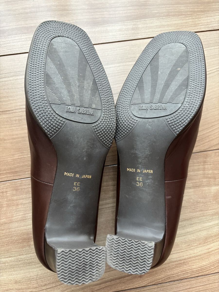 ローマサブリナ　パンフス　ブラウン　36_画像6