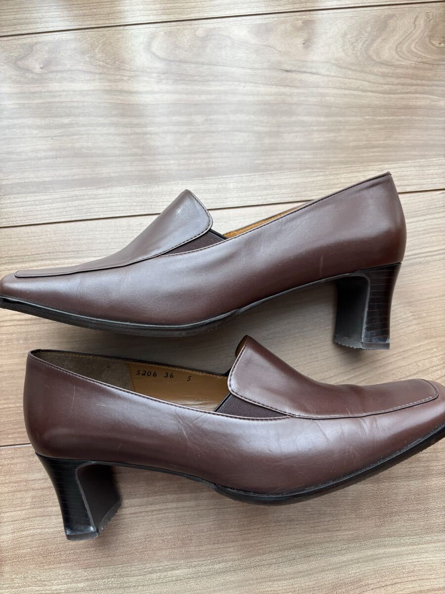 ローマサブリナ　パンフス　ブラウン　36_画像9