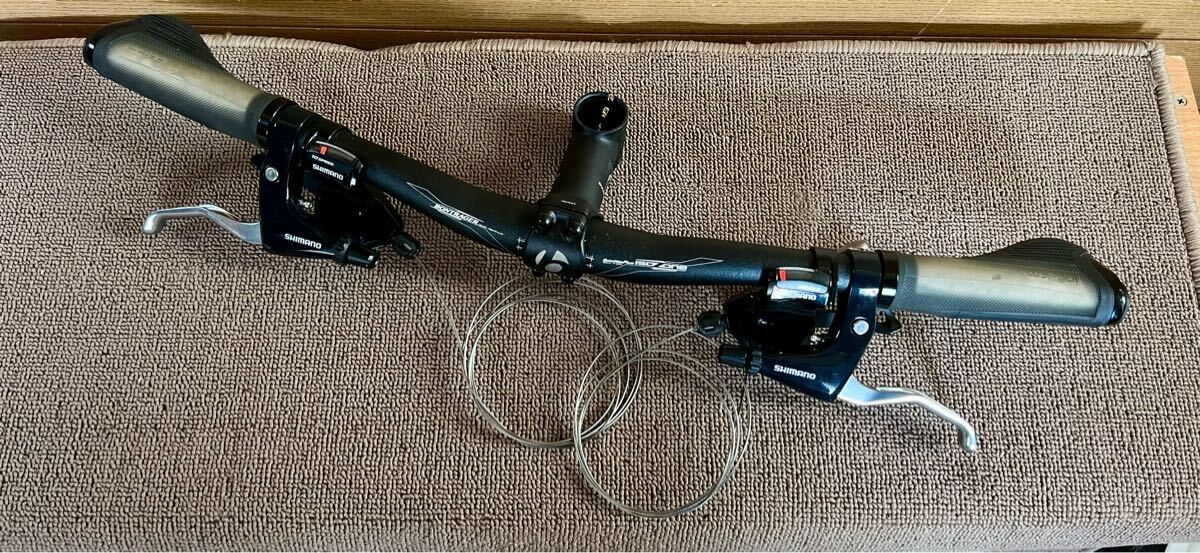 SHIMANO SL-R780 BL-R780 フラットバーハンドルセット 10×2速