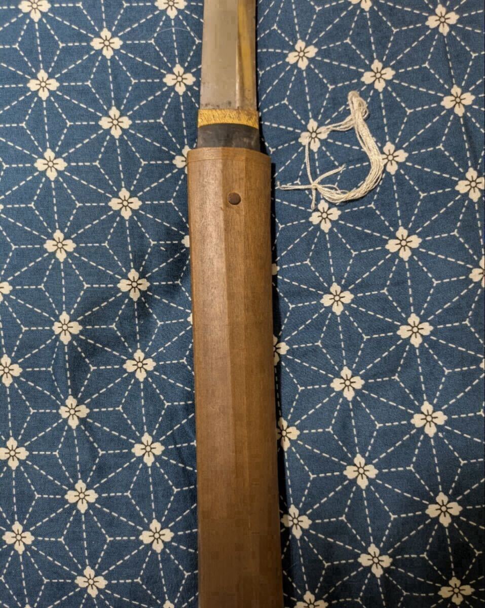 美作國 津山藩松平家 火縄式銃砲 津山城備砲 六匁玉狭間筒 142cm 江戸時代 砲術 武具 古式銃 脇差 日本刀 57.5cm 白鞘 二重 2個セット_画像5