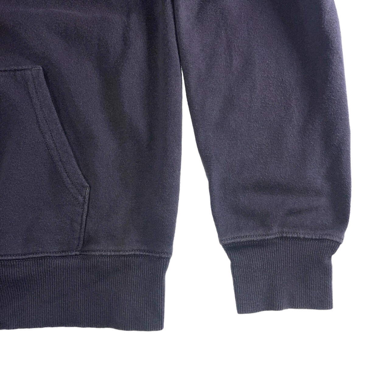 【USED】 ノースフェイス THE NORTH FACE プルオーバー パーカー フーディー アームロゴ 古着 Lサイズ チャコールグレー ☆送料無料☆ _画像8