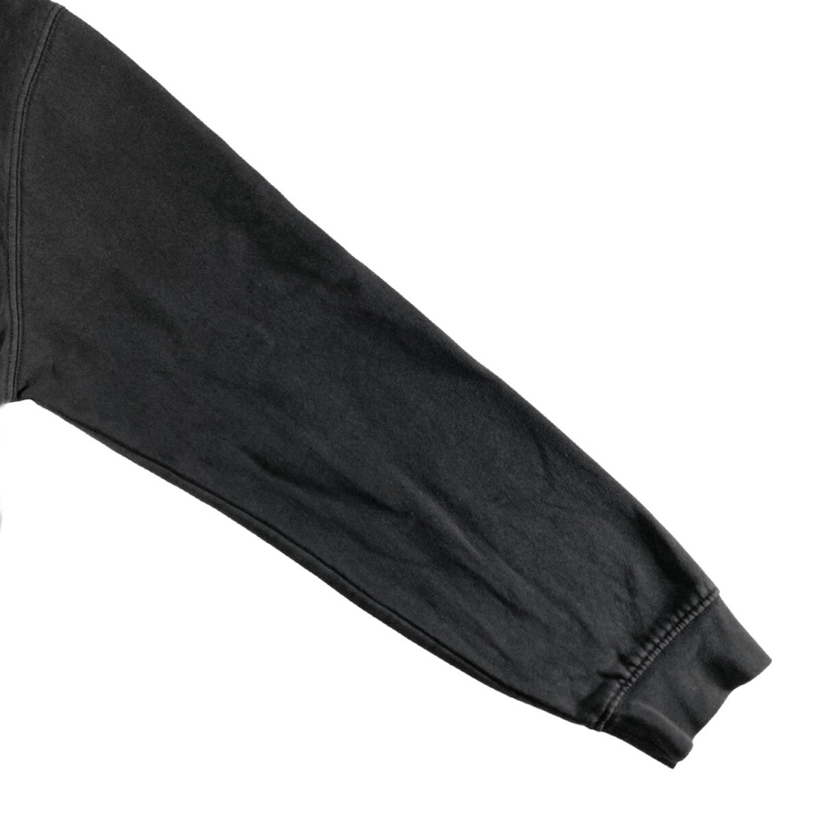 【USED】 ナイキ NIKE トレーナー スウェット 金ラメ刺繍ロゴ 古着 Lサイズ( レディース XL相当) ブラック ☆送料無料☆_画像6