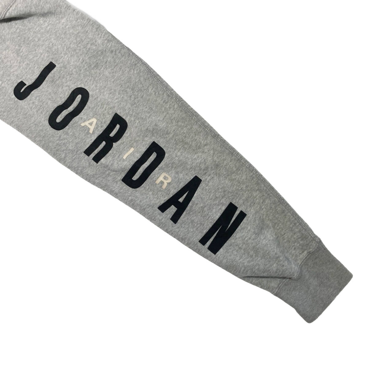【USED】 エアジョーダン AIR JORDAN NIKE ジャンプマン スウェット トレーナー 刺繍ロゴ 00s 古着 グレー XXLサイズ ☆送料無料☆_画像6