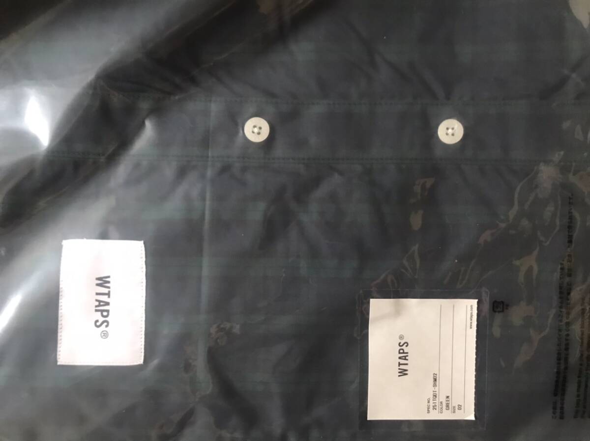 未使用 25SS WTAPS WCPO 01 / LS /COTTON.BROADCLOTH.TEXTILE サイズ 02 ダブルタップス _画像4