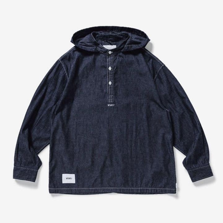 未使用 21SS WTAPS FALCONER / LS / COTTON . DENIM ネイビー Mサイズ ダブルタップス _画像1