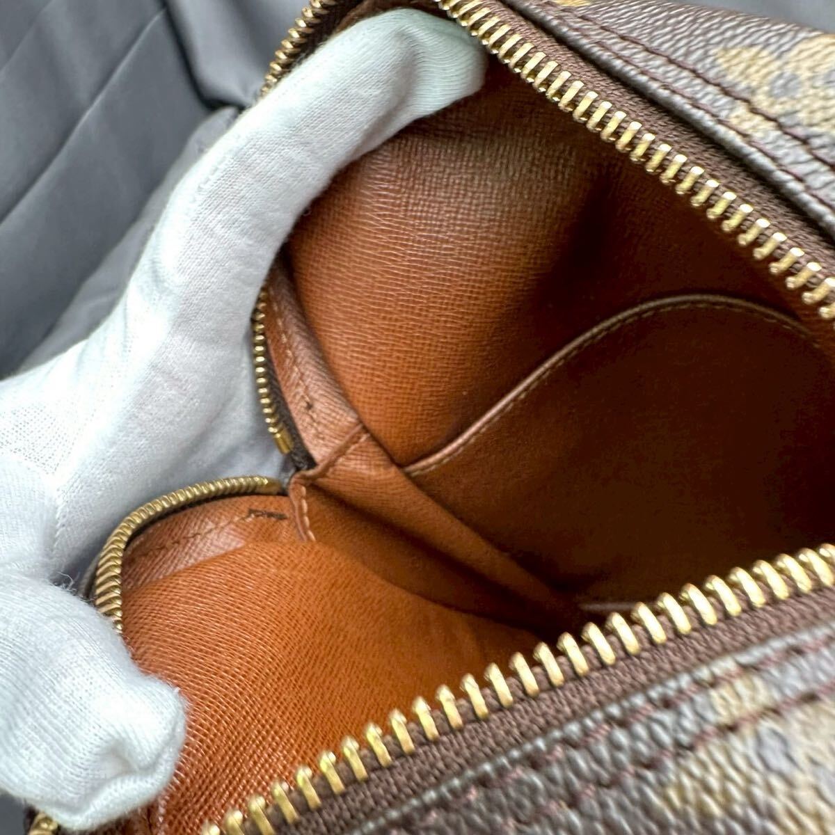 B093 LOUIS VUITTON ルイヴィトンモノグラム ダヌーブ ショルダーバッグ M45266 シリアルSL0030_画像7