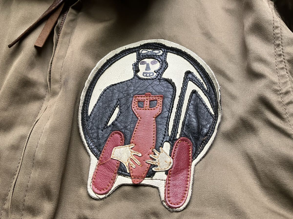 【激レア】バズリクソンズ B-10 死神 フライトジャケット 38 CBI戦区 第375爆撃機中隊陸軍航空隊カスタム BUZZ RICKSON 人気 B-15 A-2_画像3