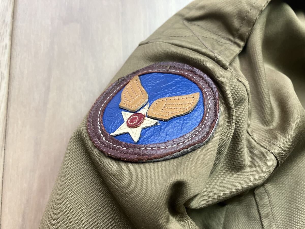 【激レア】バズリクソンズ B-10 死神 フライトジャケット 38 CBI戦区 第375爆撃機中隊陸軍航空隊カスタム BUZZ RICKSON 人気 B-15 A-2_画像4