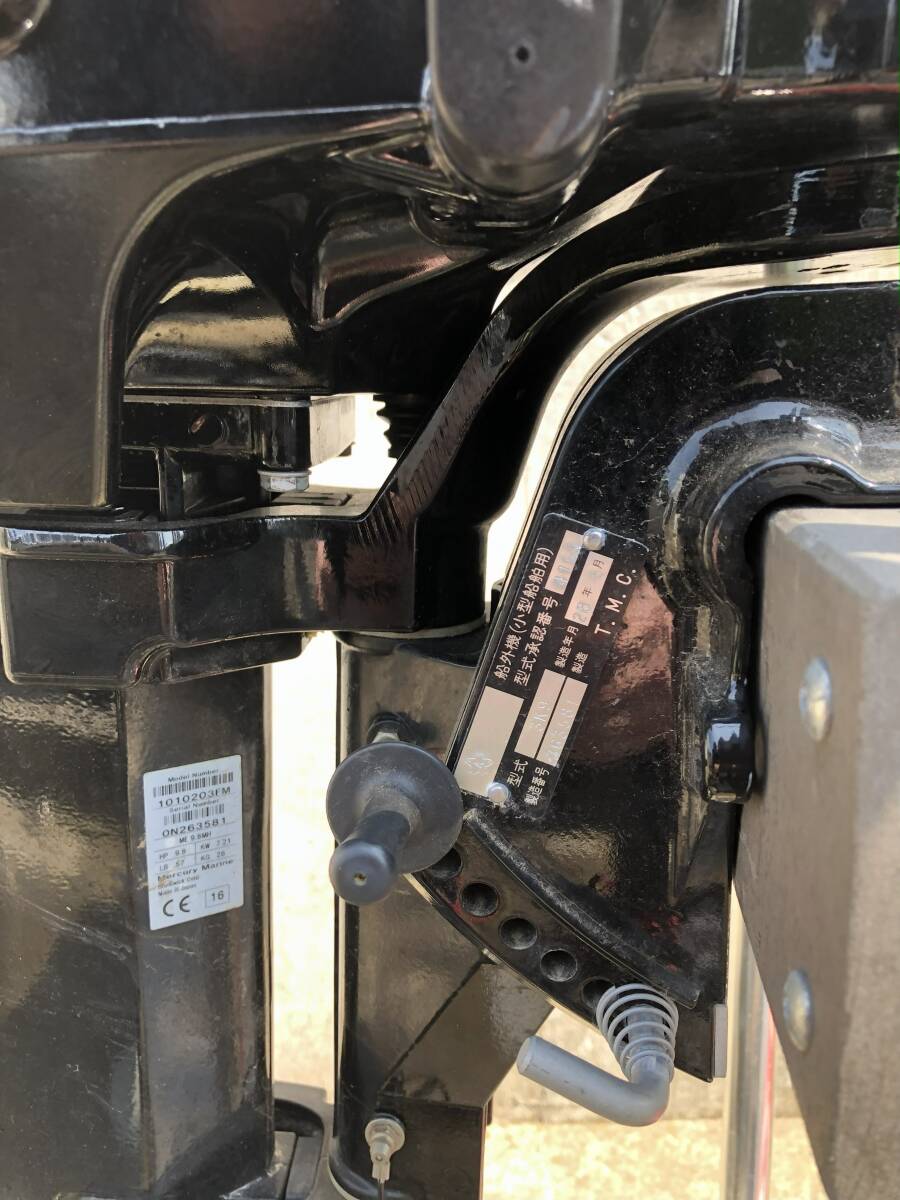 マーキュリー2ストローク 9.8馬力エンジン 美品_画像6