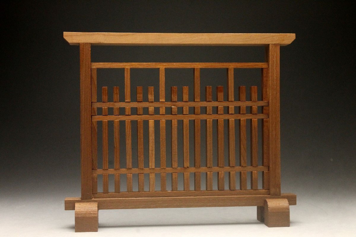 【余韻】 元田工芸 名産一位細工 衝立★置物 化粧箱 無傷美品＜同梱可＞_画像4