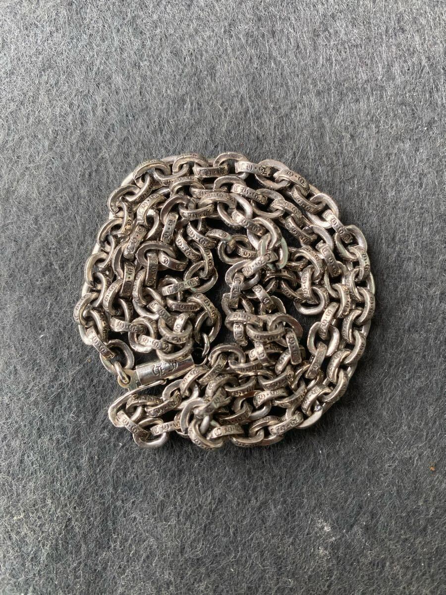 Chrome Hearts ペーパーチェーン SV925 50cm クロムハーツ 14k刻印 美品_画像1
