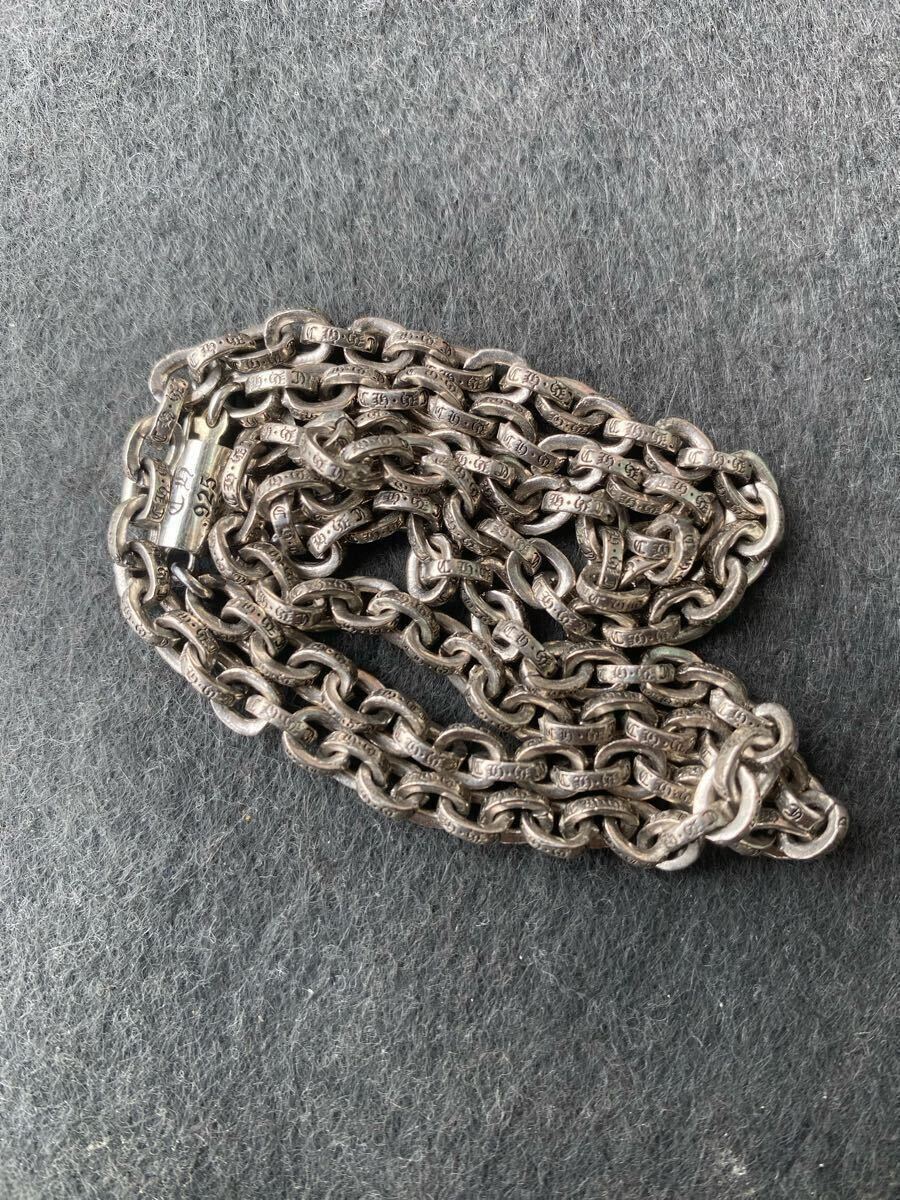 Chrome Hearts ペーパーチェーン SV925 50cm クロムハーツ 14k刻印 美品_画像3