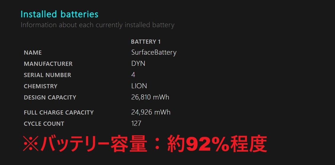 【現状品】Surface Go 3/intel Pentium GOLD/128GB/8GB ⑥_画像8