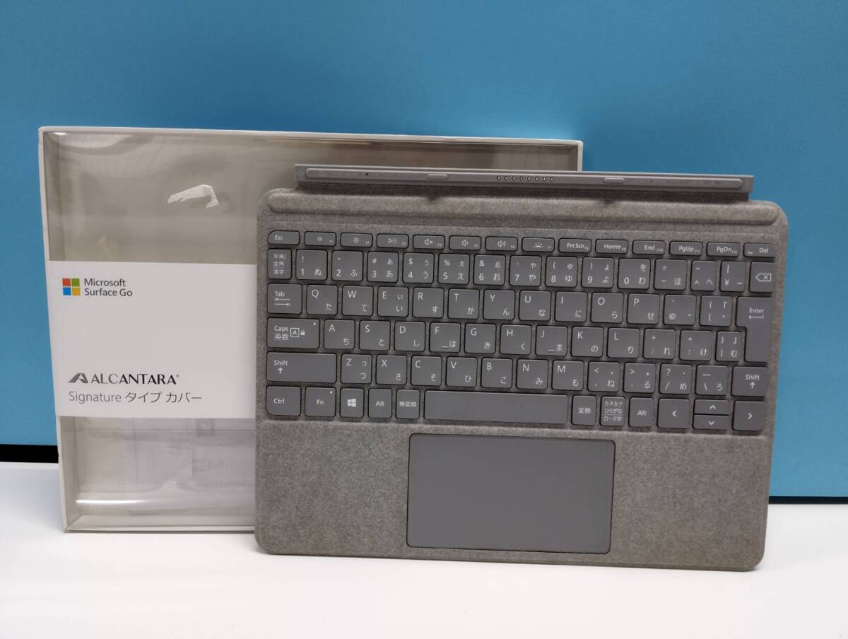 【良品】Microsoft Surface Go タイプカバー/プラチナ〈Model：1840〉_画像1