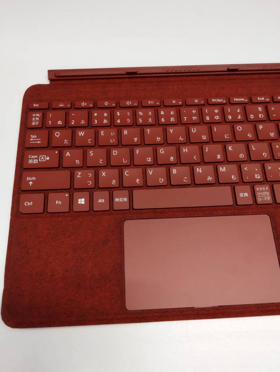 【良品】Microsoft Surface Go/タイプカバー/ポピーレッド〈Model：1840〉(2)_画像2