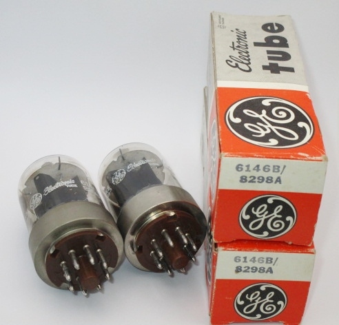 GE　6146B /8298A　2本　箱おまけ　真空管　U-1973　（6146B　8298A）_画像1