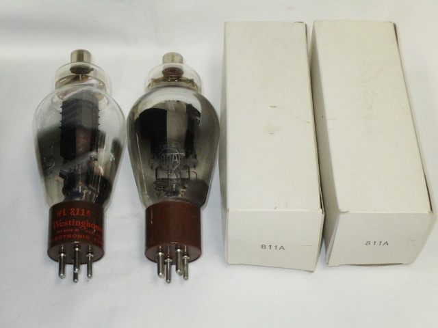 WL-811A　Westing house　2本　USA　箱おまけ　真空管　U-1977　（811A）ウエスティングハウス_画像1