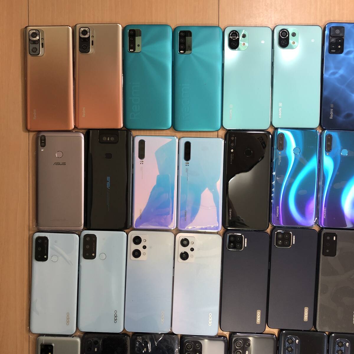 モックアップ 展示模型 見本品 スマホ まとめ 重量11.2kg Redmi Zenfone OPPO Huawei xperia aquos edge moto g_画像6