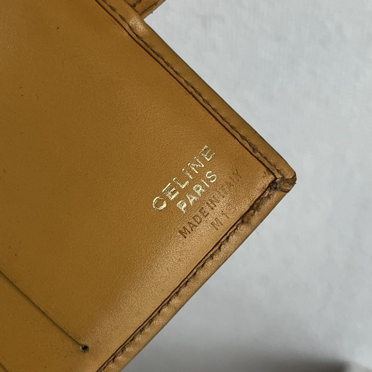 CELINE セリーヌ マカダム 二つ折り財布 マカダム柄 ヴィンテージ 折財布 コンパクトウォレット ミニ財布_画像3