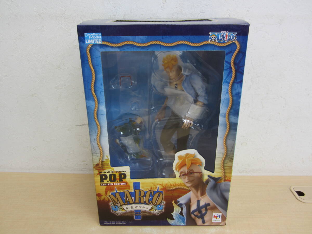 【72321】◆開封済み未使用品　ワンピース　フィギュア　POP　リミテッドエディション　船医者マルコ_画像1