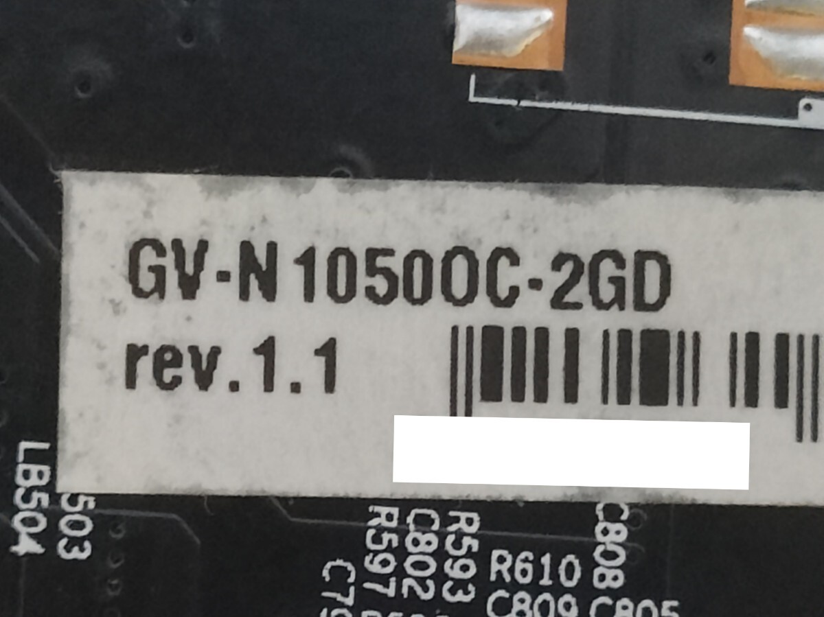 NVIDIA GIGABYTE GeForce GTX1050 2GB OC 【グラフィックボード】
