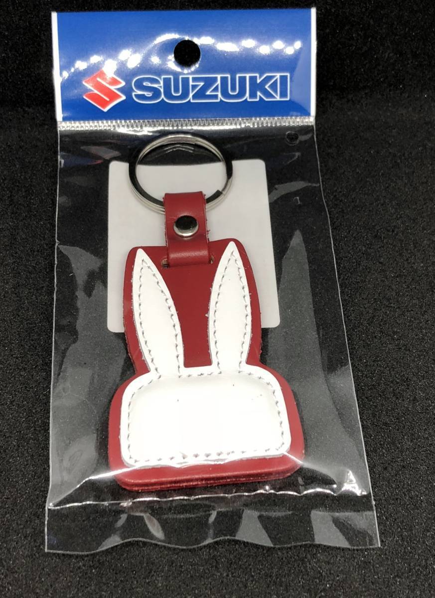 送料無料 スズキ純正 ラパン レザータイプキーホルダー Lapin HE33S HE22S HE21S_画像1