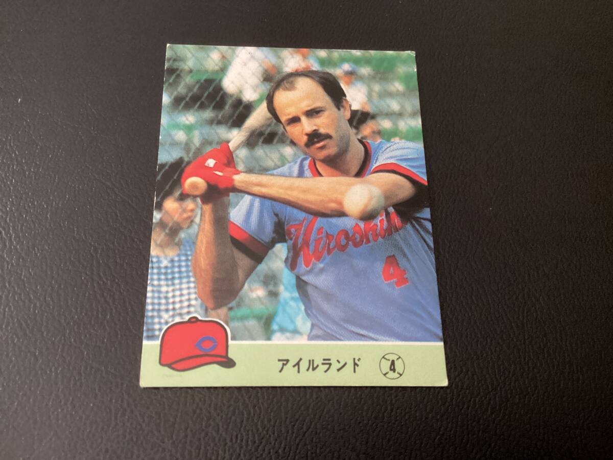 良品　カルビー84年　アイルランド（広島）No.578　プロ野球カード_画像1
