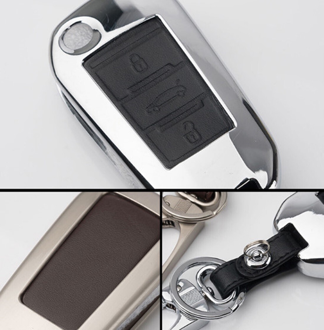 処分価格/新品即決 プジョー シトロエン メタル キーケース アクセサリー キーカバー 2008 208 3008 307 308 5008 508 RCZ DS3 DS4 C5 C6_画像4