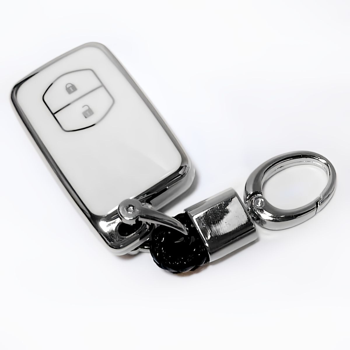 即決新品 トヨタ TPU スマートキーケース キーカバー プリウス 30系 プリウスα 40系 アクア 10系 ヴィッツ 86 ZN系 IQ アクセサリー_画像1